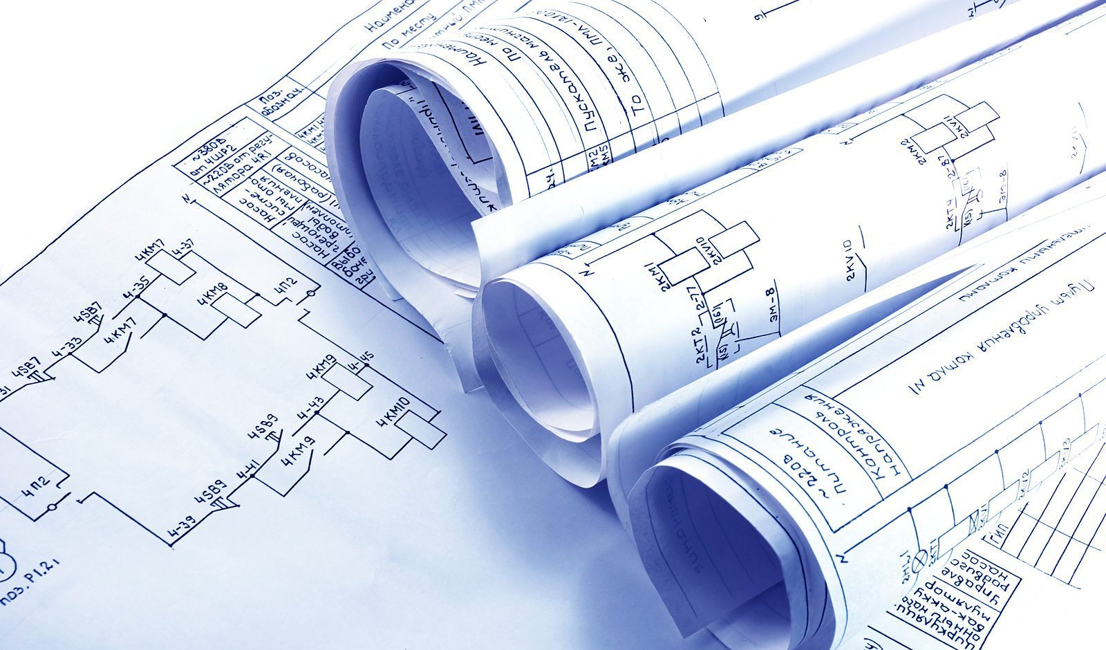 Engineering Electricity Blueprint Rolls